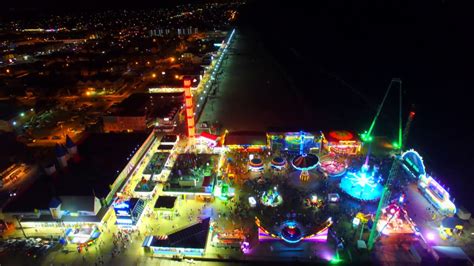 Seaside Heights Boardwalk @ Night - YouTube