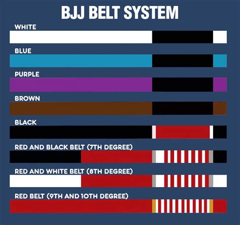 NORTH AMERICAN BRAZILIAN JIU-JITSU FEDERATION BELT SYSTEM