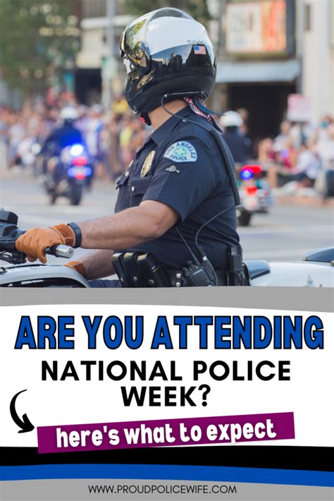 A list of National Police Week events & experiences