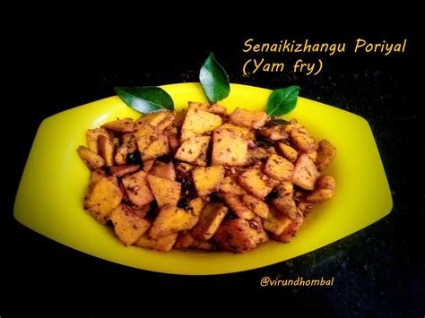 Elephant Foot Yam Stir Fry - Senaikizhangu Poriyal