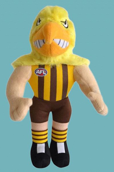 AFL Hawthorn Mascot – Hawker | Good Cents Arty Party