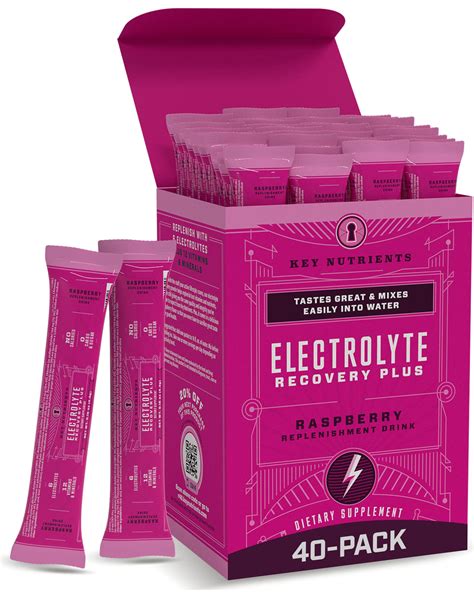 Buy Keyents Electrolytes Powder: Zero Calorie Strawberry-Kiwi/Blue Raspberry/Cherry-Pom ...