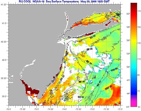 How to read a Sea Surface Temperature Map – RUCOOL | Rutgers Center for ...