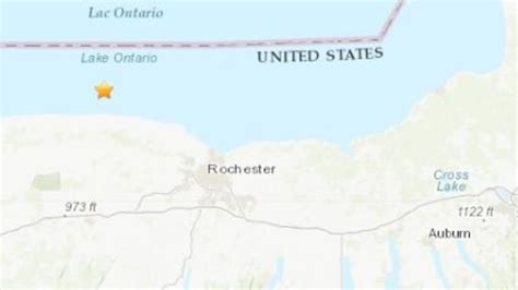 USGS reports 2.0 magnitude earthquake on Lake Ontario | WHAM