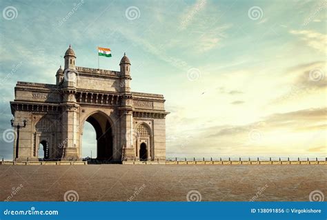 Gateway of India Mumbai stock photo. Image of king, century - 138091856