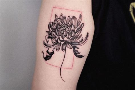 Chrysanthemum Flower Tattoo Small | Best Flower Site