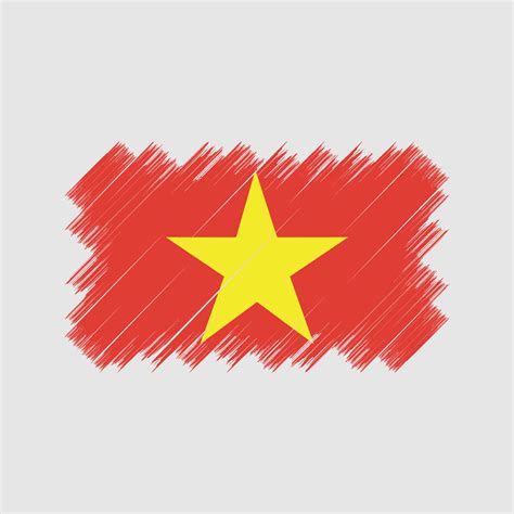 Vietnam Flag Brush. National Flag 11166692 Vector Art at Vecteezy