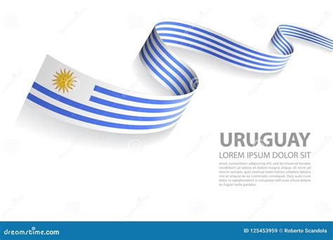 Vector Banner with Uruguay Flag Colors Stock Vector - Illustration of ...