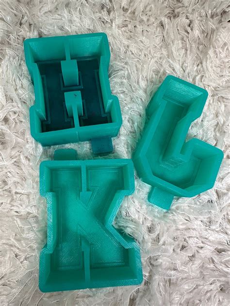Alphabet Letters Freshie Vent Clips Silcone Mold for Car Freshies, Molds for Aroma Beads ...