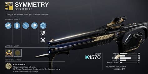 Destiny 2: How To Get Symmetry (Exotic Scout Rifle)