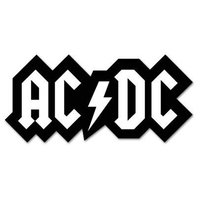 ACDC AC DC Logo Vynil Car Sticker Decal - Select Size : Amazon.in: Home ...