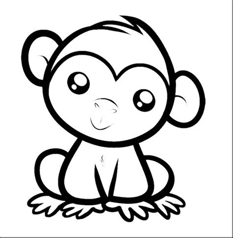 Monkey Coloring Pages Online: A fun Learning for Kids - Coloring Pages