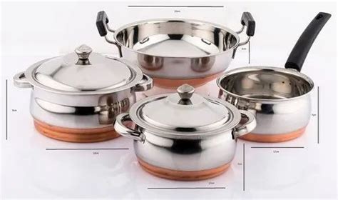 Copper Bottom Cookware at best price in Chennai by Mahavir Enterprises | ID: 21674028412