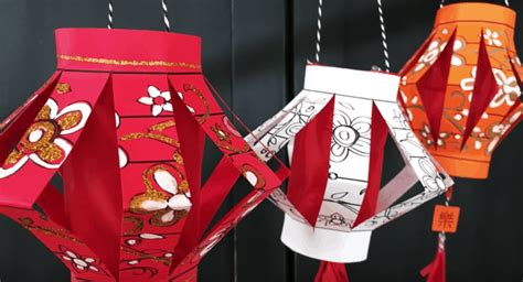 DIY Paper Chinese Lanterns - 100 Directions