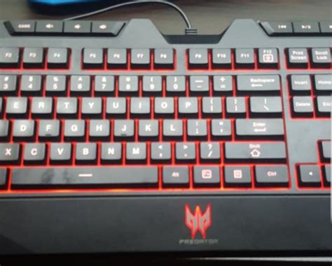 Acer Predator Gaming backlit keyboard, Computers & Tech, Parts & Accessories, Computer Keyboard ...