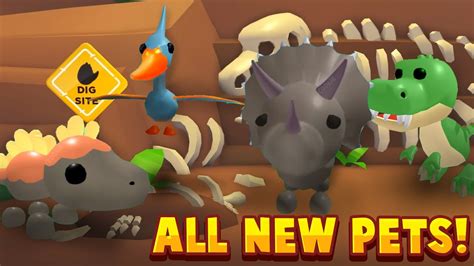 All 12 *NEW* Adopt Me Fossil Pets In The Fossil Egg! Roblox Adopt Me ...