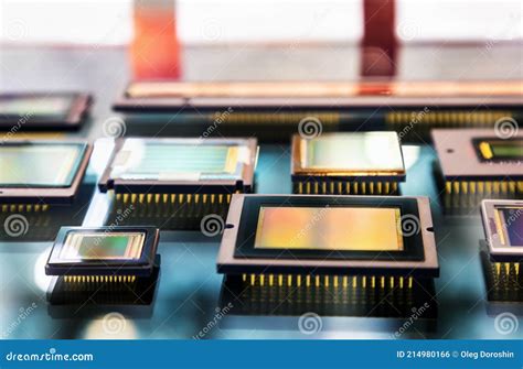 Processors of Various Shapes and Circuits for Microelectronic Stock ...