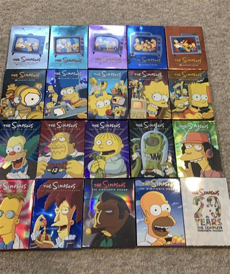 Simpsons DVD collection updated: all 20 seasons collected! : r/TheSimpsons