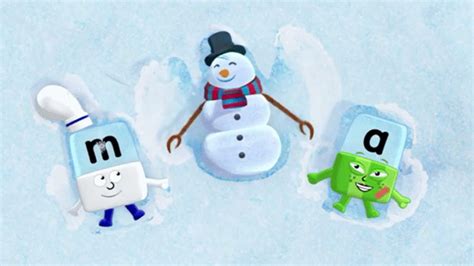 Snowman - It's snowing! The Alphablocks whip... - ClickView