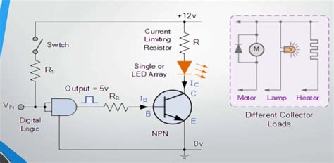 How to Use Transistor as a Switch with Example Circuits