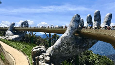 How Vietnam's Golden Bridge lends its hand to history - Discvr.blog