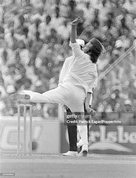 Jeff Thomson bowling for Australia during the Prudential World Cup ...