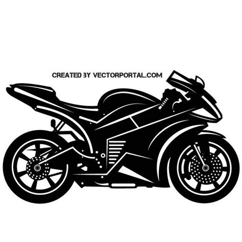 Motorbike silhouette vector | Motorcycle drawing, Silhouette clip art ...