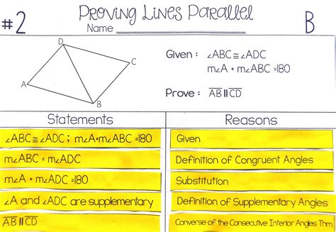 Proving Lines Parallel Proofs Worksheet › Athens Mutual Student Corner