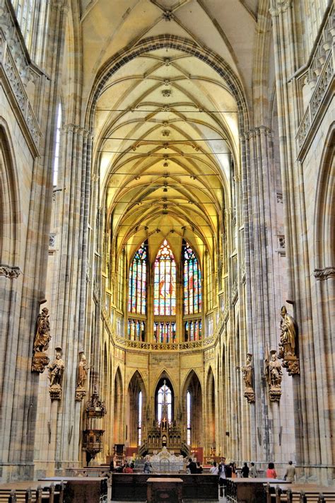 St. Vitus Cathedral Nave at Prague Castle in Prague, Czech Republic - Encircle Photos