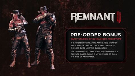 Remnant II: How to Unlock Pre-Order Bonuses - Cultured Vultures