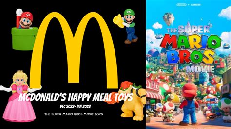 McDonald's Happy Meal Toys January 2023 : The Super Mario Bros Movie ...