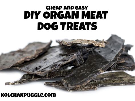 DIY Organ Meat Dog Treats | Dehydrator dog treats, Diy dog treats ...