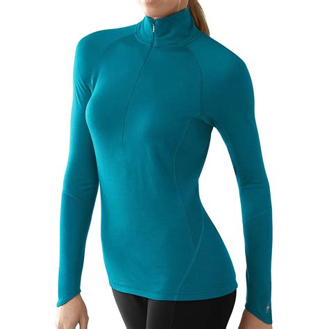 SmartWool NTS Zip Neck Base Layer Top (For Women) 5281J