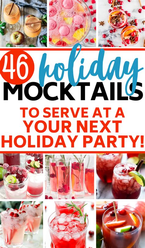 46 holiday mocktail ideas to serve at your next party – Artofit