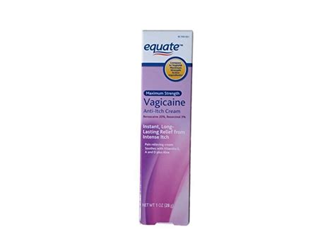 Equate Maximum Strength Vagicaine Anti-Itch Cream, 1 oz Ingredients and ...