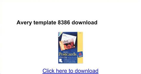 87 Create Avery Postcard Template 8386 Formating with Avery Postcard Template 8386 - Cards ...