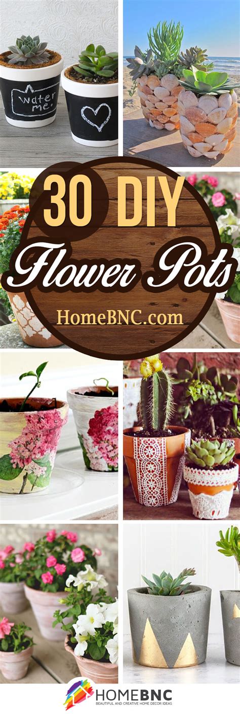 30 Best DIY Flower Pot Ideas and Designs for 2023