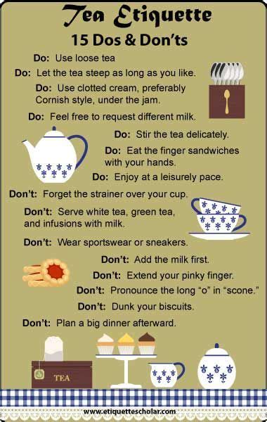 15 Tea Etiquette Dos and Don'ts | Tea etiquette, Dining etiquette, Tea