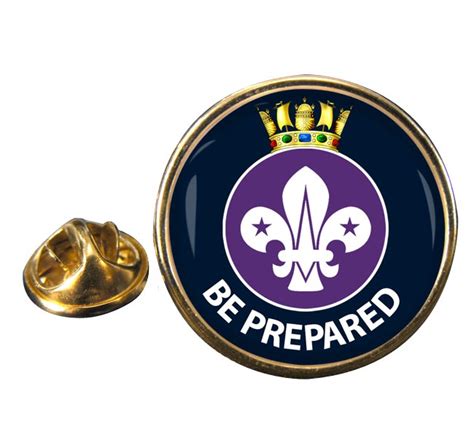 UK Gift Shop Sea Scouts Round Pin Badge