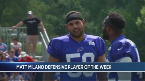 Bills linebacker Matt Milano named AFC defensive player of the week ...