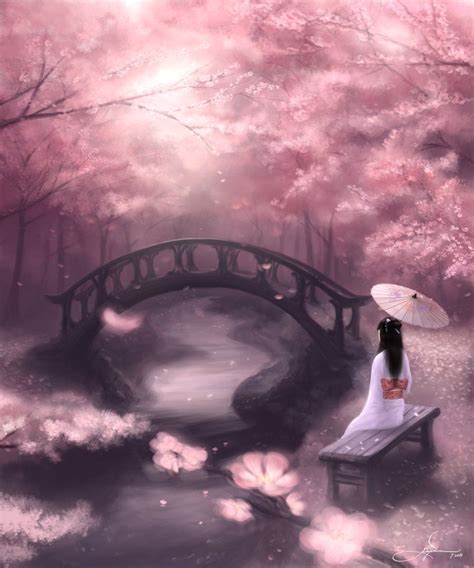 I would love to go here! | Cherry blossom art, Japanese cherry blossom, Cherry blossom landscape