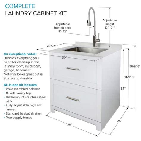 Utility Sink Cabinet Combo | Cabinets Matttroy