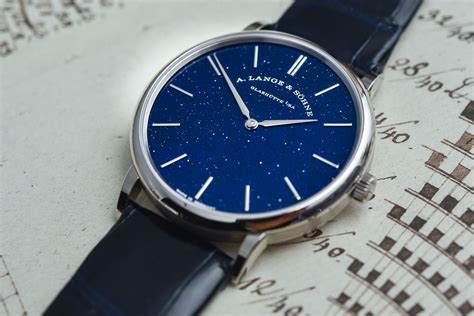 Lange Sohne Saxonia Thin Copper-Blue Dial - 6 - Monochrome Watches