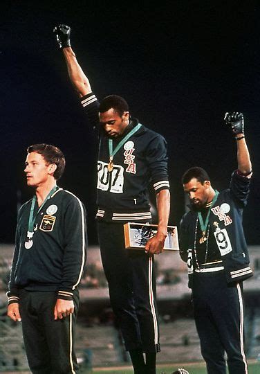 1968 Olympics Black Power salute | Black power salute, American athletes, Black power