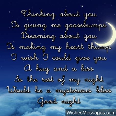 Good Night Poems for Boyfriend: Poems for Him – WishesMessages.com