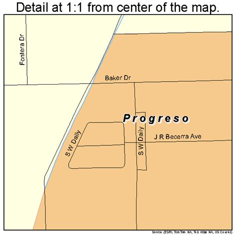 Progreso Texas Street Map 4859636