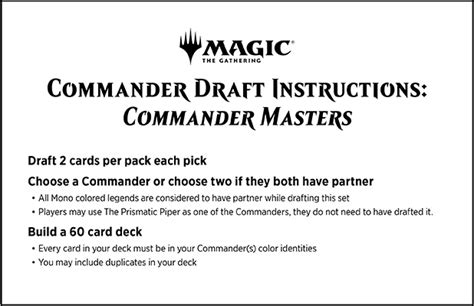 Commander Masters Launch Party & Preview Event Planning Guide | WPN