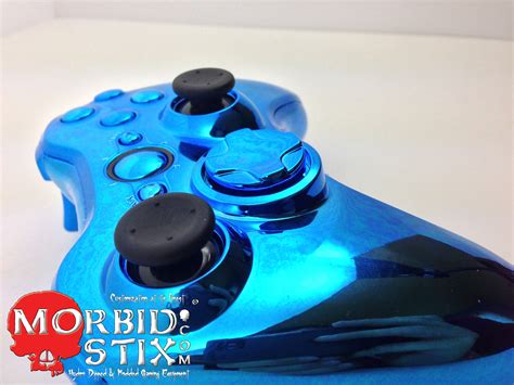 Blue Chrome Xbox 360 Controller 12 - MorbidStix Gallery since 2007