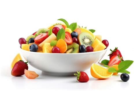 Premium AI Image | Fresh fruit salad in the bowl