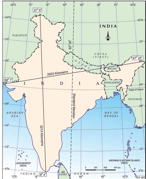 Standard Meridian Of India On Map – Get Map Update